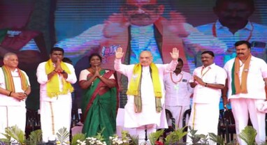 અમિત શાહે વંશવાદી રાજકારણ દ્વારા કોંગ્રેસ અને ડીએમકે પર સાધ્યું નિશાન, બંને પક્ષોને કહ્યું 2G, 3G, 4G પાર્ટીઓ