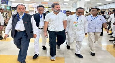 Manipur Violence: રાહુલ ગાંધી મણિપુરના બે દિવસીય પ્રવાસ માટે પહોંચ્યા ઈમ્ફાલ, રાહત શિબિરોમાં હિંસા પીડિતો સાથે કરશે મુલાકાત