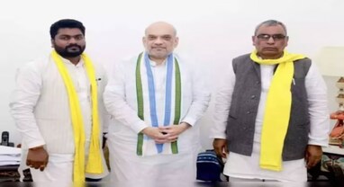 SBSP joins NDA: ઓપી રાજભર ફરી NDAમાં જોડાયા, અમિત શાહે કહ્યું- UPમાં NDAને મળશે મજબૂતી