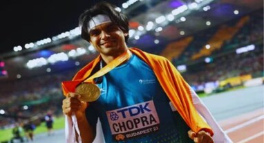 Neeraj Chopra Win: નીરજ ચોપરાએ વધુ એક નવો ઈતિહાસ રચ્યો, વર્લ્ડ એથ્લેટિક્સ ચેમ્પિયનશિપમાં જીત્યો ગોલ્ડ