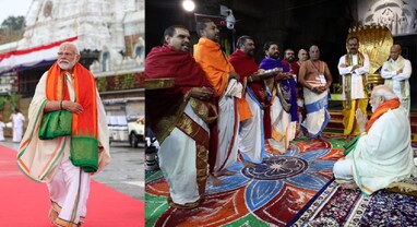 Telangana Assembly Election: તિરુપતિ બાલાજીના દરબારમાં PM મોદી, તિરુમાલા દેવસ્થાનમમાં કરી પૂજા લીધા ભગવાન વેંકટેશ્વરના આશીર્વાદ