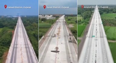 Mumbai-Ahmedabad Bullet Train: બુલેટ ટ્રેન માટે 103 KMનો બ્રિજ તૈયાર, જૂઓ શાનદાર વીડિયો