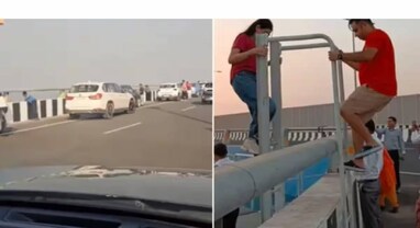 Atal Setu Picnic Spot: અટલ સેતુ પિકનિક સ્પોટમાં ફેરવાયો, લોકો સમુદ્રના ફોટાનું ઉઠાવી રહ્યાં છે જોખમ, સોશિયલ મીડિયા પર વાયરલ