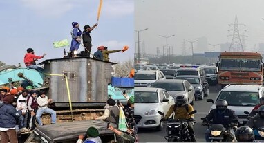 Traffic Advisory: ખેડૂતોના આંદોલનથી વધ્યો દિલ્હીવાસીઓનો માથાનો દુખાવો, ગાઝીપુર બૉર્ડર પર થયો લાંબો જામ