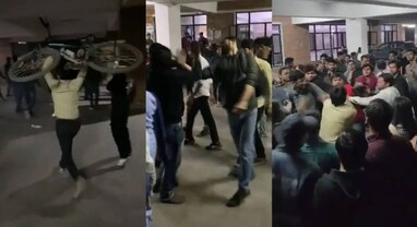 Violence in JNU: અડધીરાતે ફરી અખાડો બન્યું JNU, ABVP અને લેફ્ટ ગ્રુપના વિદ્યાર્થીઓ વચ્ચે હિંસક અથડામણ, જુઓ વીડિયો