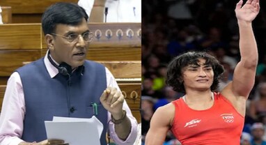 Vinesh Phogat: વિનેશ ફોગાટને ગેરલાયક ઠેરવવા પર ભારતે ઓલિમ્પિક એસોસિએશનનો કર્યો વિરોધ, રમત મંત્રીએ આપી આ માહિતી