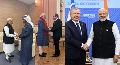 BRICS દરમિયાન PM મોદી UAEની સાથે ઈજિપ્ત અને ઉઝબેકિસ્તાનના રાષ્ટ્રપતિને મળ્યા, કર્યું આ ખાસ ટ્વીટ