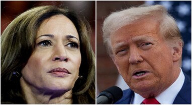 US presidential election: કમલા હેરિસને મોટો ઝટકો, ચૂંટણી સર્વેમાં પહેલીવાર આગળ નિકળ્યા ડોનાલ્ડ ટ્રમ્પ