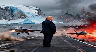Donald Trump Greenland: ગ્રીનલેન્ડ ખરીદવાની જીદ પર અડગ ટ્રમ્પ! અમેરિકાએ સૈન્ય વિમાન ઉતારતા યુદ્ધ જેવો માહોલ, યુરોપ પર તોળાયું મોટું આર્થિક સંકટ