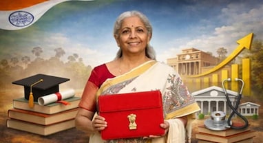 Education Budget 2026: શિક્ષણ ક્ષેત્રે સરકારની મોટી ભેટ! 3 નવા આયુર્વેદ AIIMS અને ડિઝાઈન સ્કૂલની જાહેરાત, જાણો વિદ્યાર્થીઓને શું મળ્યું? Education Budget 2026: શિક્ષણ ક્ષેત્રે સરકારની મોટી ભેટ! 3 નવા આયુર્વેદ AIIMS અને ડિઝાઈન સ્કૂલની જાહેરાત, જાણો વિદ્યાર્થીઓને શું મળ્યું?