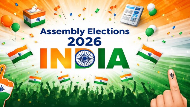 Assembly Elections 2026: બંગાળ, આસામ અને તમિલનાડુ સહિત 5 રાજ્યોમાં ચૂંટણીની તારીખો જાહેર, જાણો સંપૂર્ણ શેડ્યૂલ