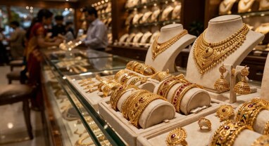 Jewelry Stocks Crash: સરકારના એક નિર્ણયથી જ્વેલરી શેરોમાં હાહાકાર, કલ્યાણ જ્વેલર્સ 5% તૂટ્યો જ્યારે સોનામાં લાગી અપર સર્કિટ