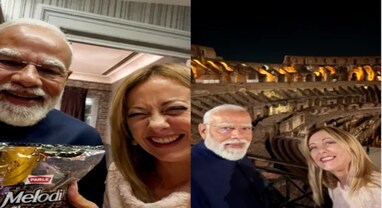 PM મોદીની ખાસ ભેટ પર ઇટલીના વડાપ્રધાન જ્યોર્જિયા મેલોની ખુશીથી ઉછળી પડ્યા! વિડીયો વાયરલ