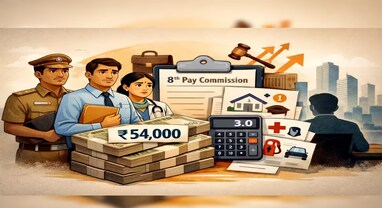 8th Pay Commission: 3.61 થી 4.00 સુધી ફિટમેન્ટ ફેક્ટરની માંગ, જાણો કેટલી વધશે સરકારી કર્મચારીઓની બેઝિક સેલરી અને પેન્શન?