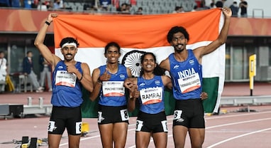 એશિયન ગેમ્સ 2026: ભારતનો દબદબો! શૂટિંગમાં બીજો ગોલ્ડ, દેશના ખાતામાં અત્યાર સુધી 19 મેડલ, જાણો લેટેસ્ટ અપડેટ્સ એશિયન ગેમ્સ 2026: ભારતનો દબદબો! શૂટિંગમાં બીજો ગોલ્ડ, દેશના ખાતામાં અત્યાર સુધી 19 મેડલ, જાણો લેટેસ્ટ અપડેટ્સ