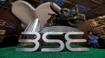 The Bombay Stock Exchange (BSE) logo is seen at the BSE building in Mumbai, India, January 25, 2017. REUTERS/Shailesh Andrade - RTSX8TU