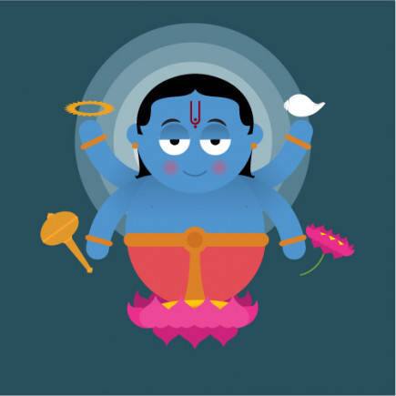 But Vishnu protected the boy from all his father's attempts