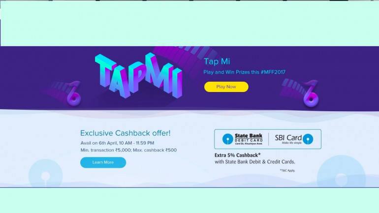 Cash backs and EMI..The handset maker is giving