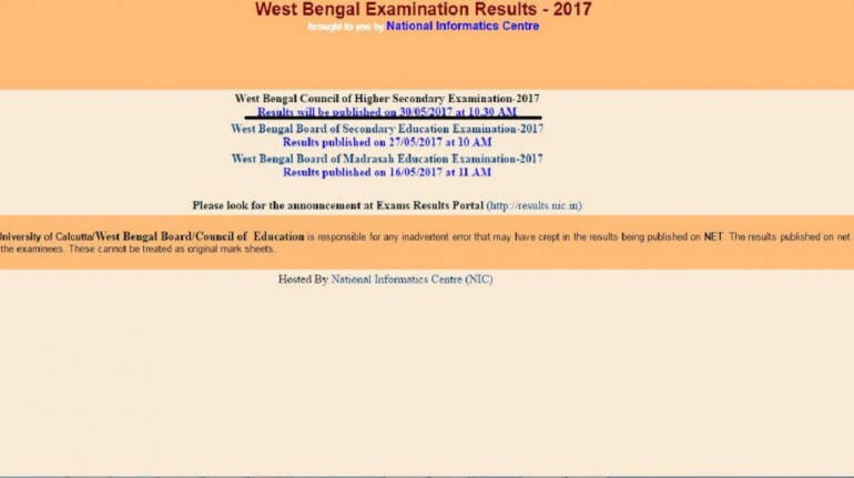 West Bengal HS Class 12 Result 2017 declared by WBCHSE on wbresults.nic ...