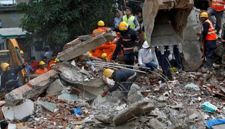 Eight killed as residential building collapses in Mumbai's Ghatkopar