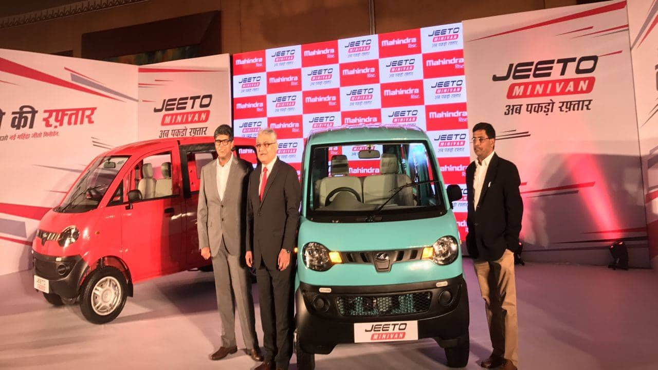 Mahindra launches Jeeto minivan at Rs 3.45 lakh