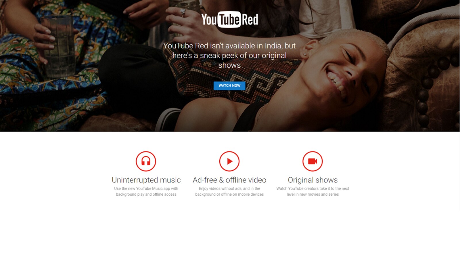 Youtube red best sale shows free