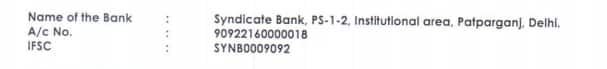 bank acc