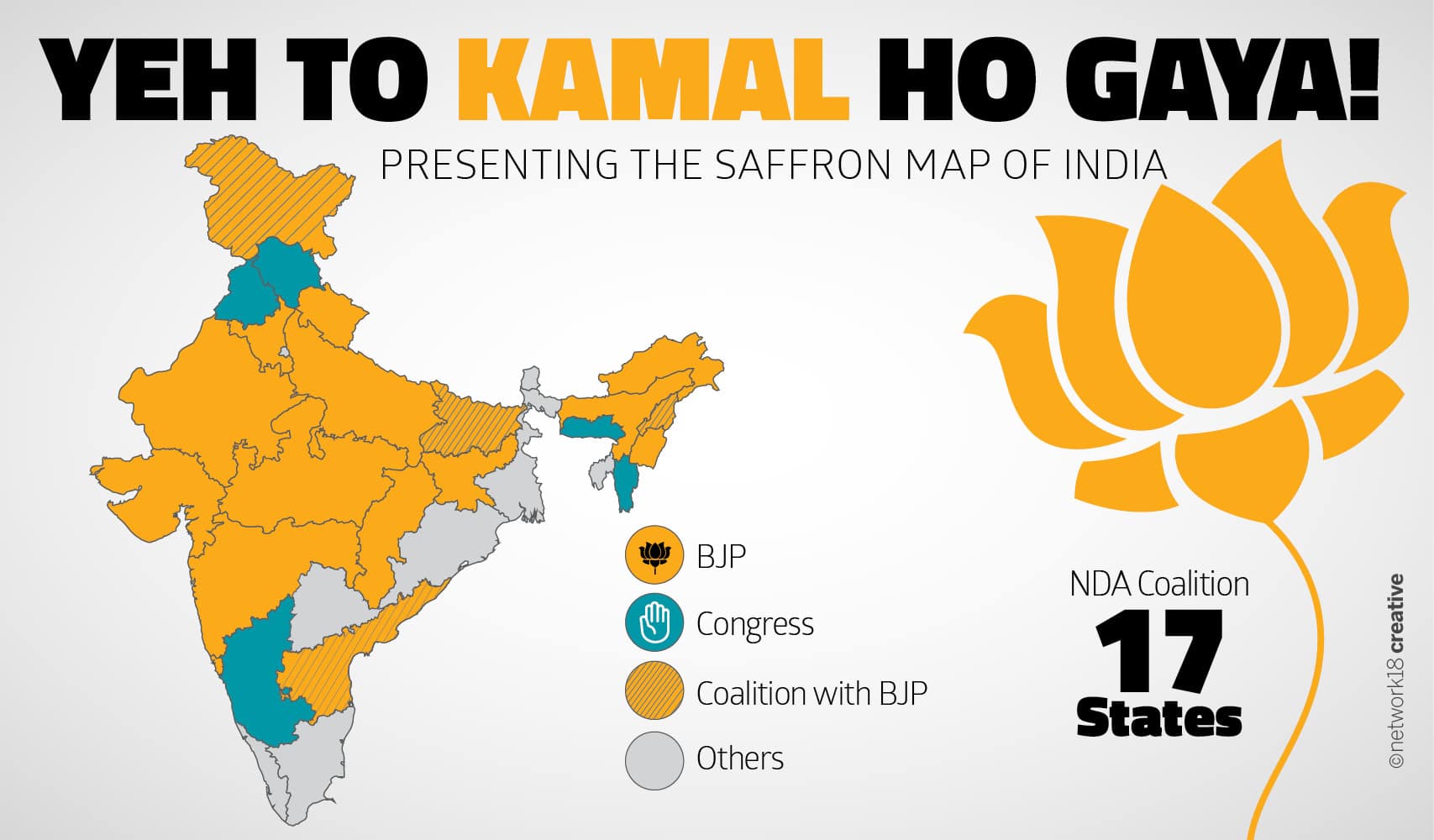 bjp map of india _revised