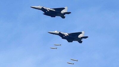 US B-52 bombers and Japanese F-35 and F-15 jets conducted a joint air drill near western Japan, a day after China and Russia flew strategic bombers around the region and amid rising tensions triggered by Chinese radar locks on Japanese aircraft.