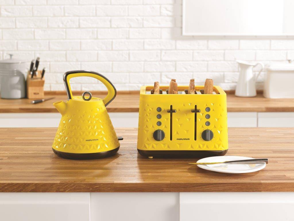 morphy richards prism kettle yellow