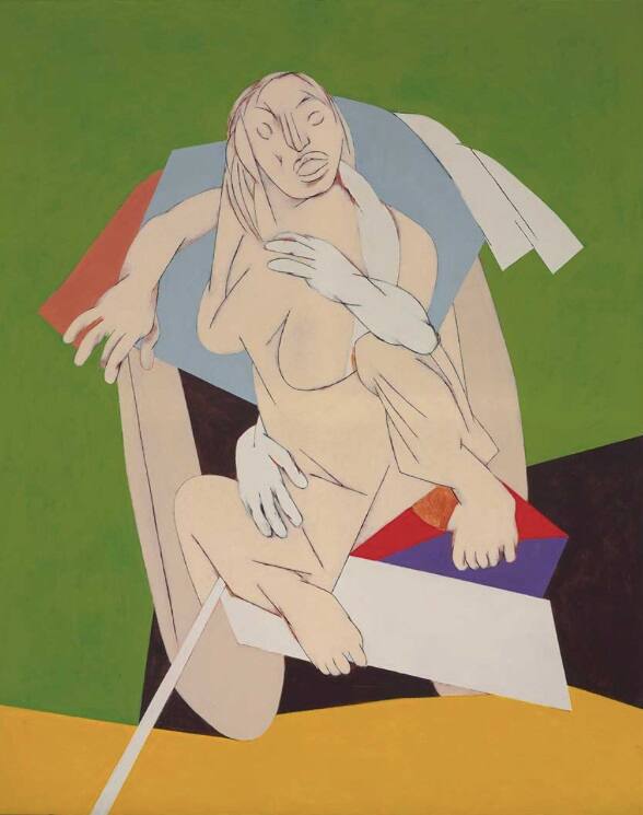 (Untitled by Tyeb Mehta | Sold by Christie's for Rs 22.98 crores on 25th May 2017)