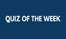 Test your knowledge — Quiz of the week