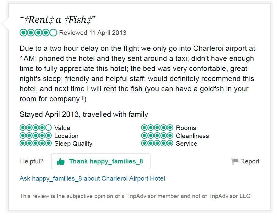 To Rent Fish European hotel's bizarre way to help lonely customers- Moneycontrol.com