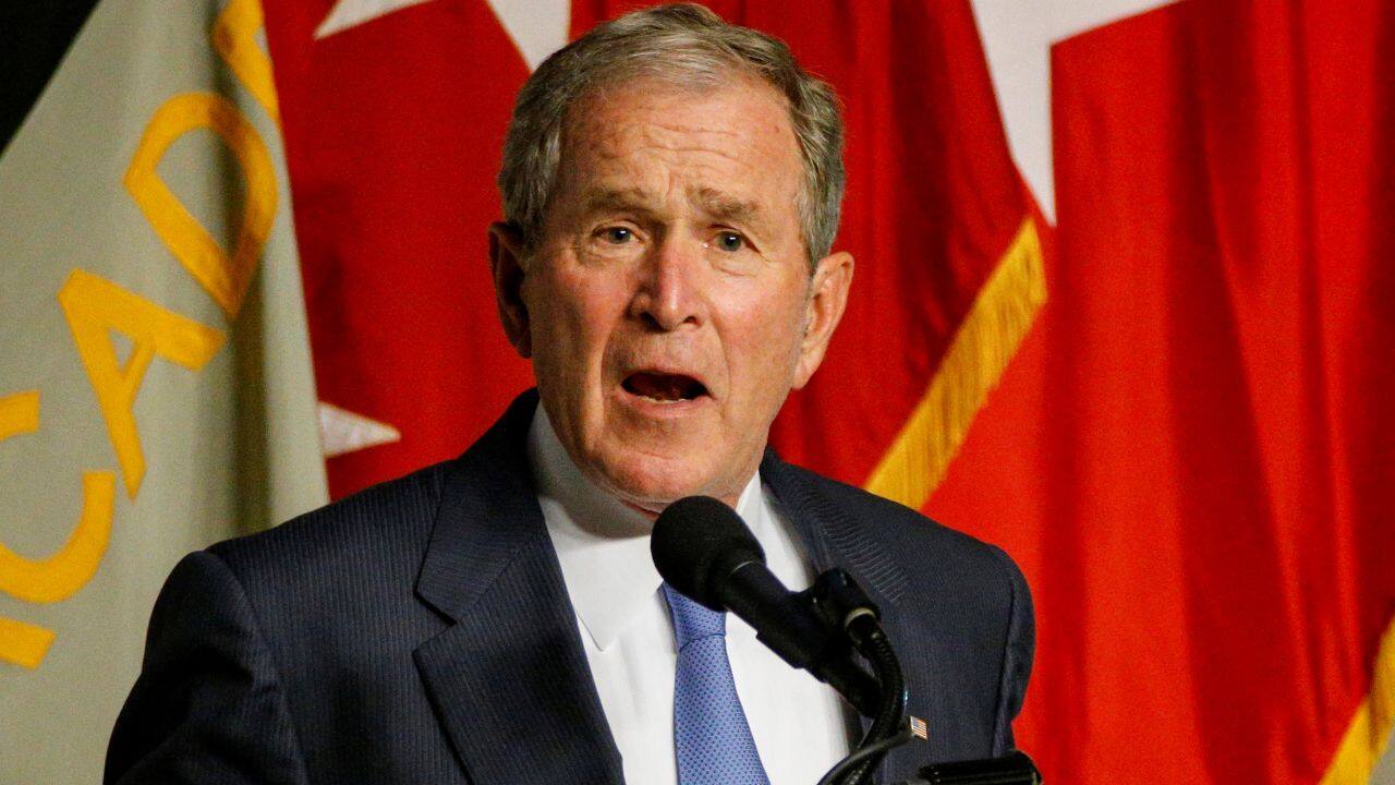 THEN: The 43rd president of the United States, Bush was informed of the 9/11 attacks while reading “The Pet Goat” to second graders in Sarasota, Florida. He spoke to the nation that night and visited ground zero three days later, grabbing a bullhorn to declare: “I can hear you! The rest of the world hears you! And the people – and the people who knocked these buildings down will hear all of us soon.” His support in the polls reached 85 percent. SINCE: The War on Terrorism begat the wars in Iraq and Afghanistan, and Bush’s demand that the Taliban “hand over the terrorists, or ... share in their fate.” He had long retired to oil painting in Texas when Navy SEALs killed bin Laden, and when President Joe Biden pulled U.S. forces from Afghanistan. In August, he said he was watching developments there “with deep sadness.”