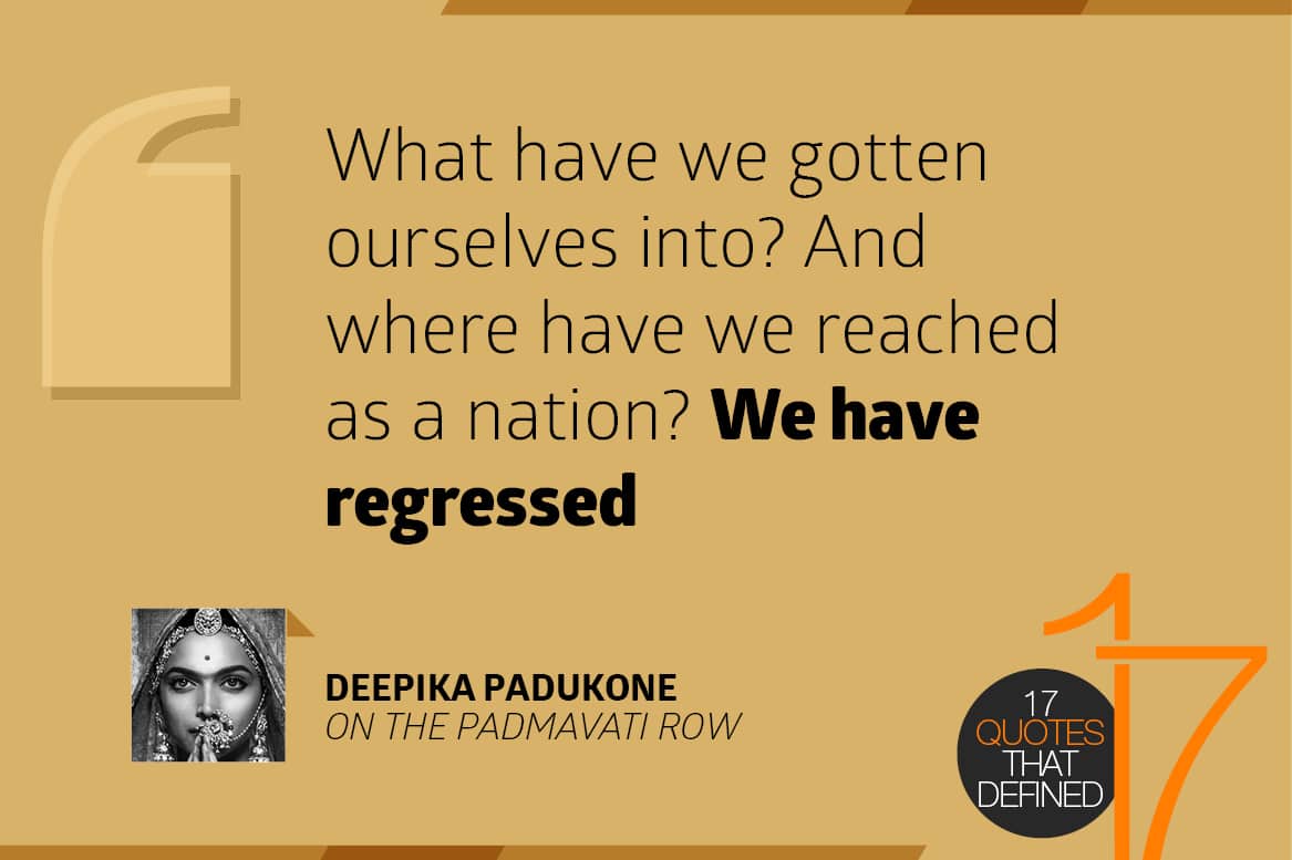 What have we gotten ourselves into? And where we have reached as a nation? We have regressed - Deepika Padukone