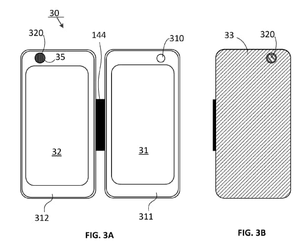 microsoft patent foldable smartphone