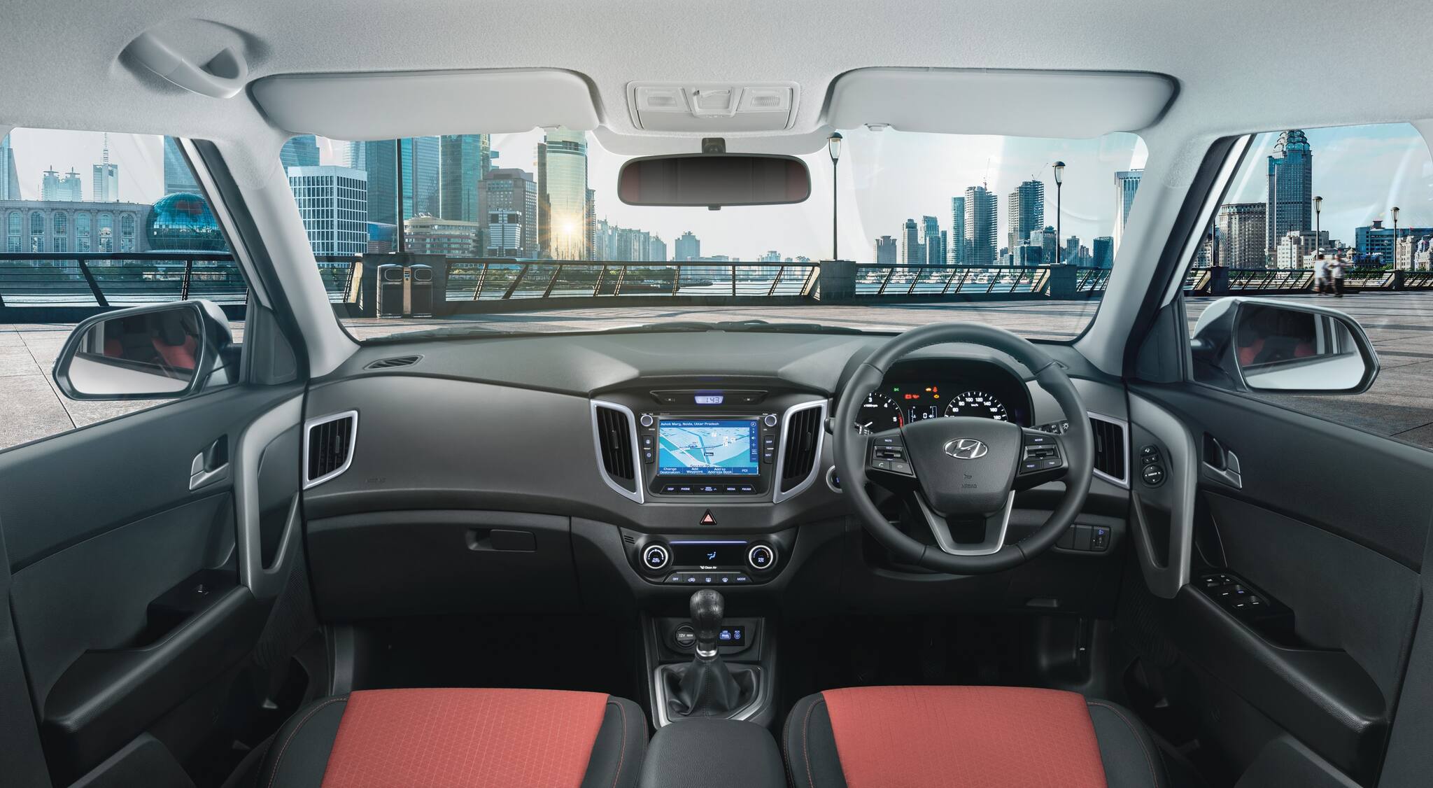 Interior of Hyundai Creta