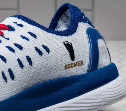 Answer 12: It has the foot print of Phelps’ son Boomer imprinted on it.