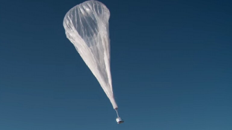 Google's internet connectivity balloon from Project Loon crashes