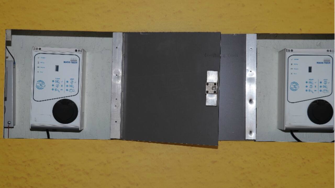 The newly installed chargers at Palladium and Phoenix Marketcity will enable electric car users to charge their cars (Battery Electric Vehicles such as the Mahindra e2o, Nissan Leaf, etc) at any time safely and conveniently. The chargers can also monitor the car battery charging status and units consumed while charging a car. The newly installed chargers at Palladium and Phoenix Marketcity will enable electric car users to charge their cars (Battery Electric Vehicles such as the Mahindra e2o, Nissan Leaf, etc) at any time safely and conveniently. The chargers can also monitor the car battery charging status and units consumed while charging a car.
