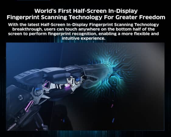 In-Display Fingerprint Scanner | Vivo APEX's display has an built-in fingerprint scanner, a feat that no other smartphonemaker has achieved. It allows users to unlock screens and make payments just by placing a finger on the display. Currently, smartphones have a fingerprint scanner embedded on the body. (Image: Vivo) In-Display Fingerprint Scanner | Vivo APEX's display has an built-in fingerprint scanner, a feat that no other smartphonemaker has achieved. It allows users to unlock screens and make payments just by placing a finger on the display. Currently, smartphones have a fingerprint scanner embedded on the body. (Image: Vivo)