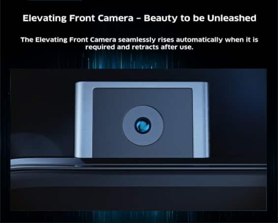 Pop-up Camera | Vivo has introduced a pop-up front camera. The camera remains hidden under the display for most part and slides up under a second while clicking selfies. (Image: Vivo) Pop-up Camera | Vivo has introduced a pop-up front camera. The camera remains hidden under the display for most part and slides up under a second while clicking selfies. (Image: Vivo)