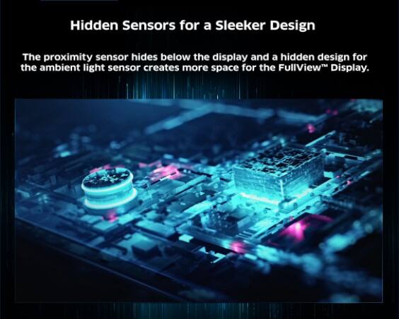 FullView Display | The proximity sensor and the ambient light sensor has been moved under the display to make way for the FullView Display, unlike the iPhone X which compromises on the screen to include the two sensors. (Image: Vivo) FullView Display | The proximity sensor and the ambient light sensor has been moved under the display to make way for the FullView Display, unlike the iPhone X which compromises on the screen to include the two sensors. (Image: Vivo)