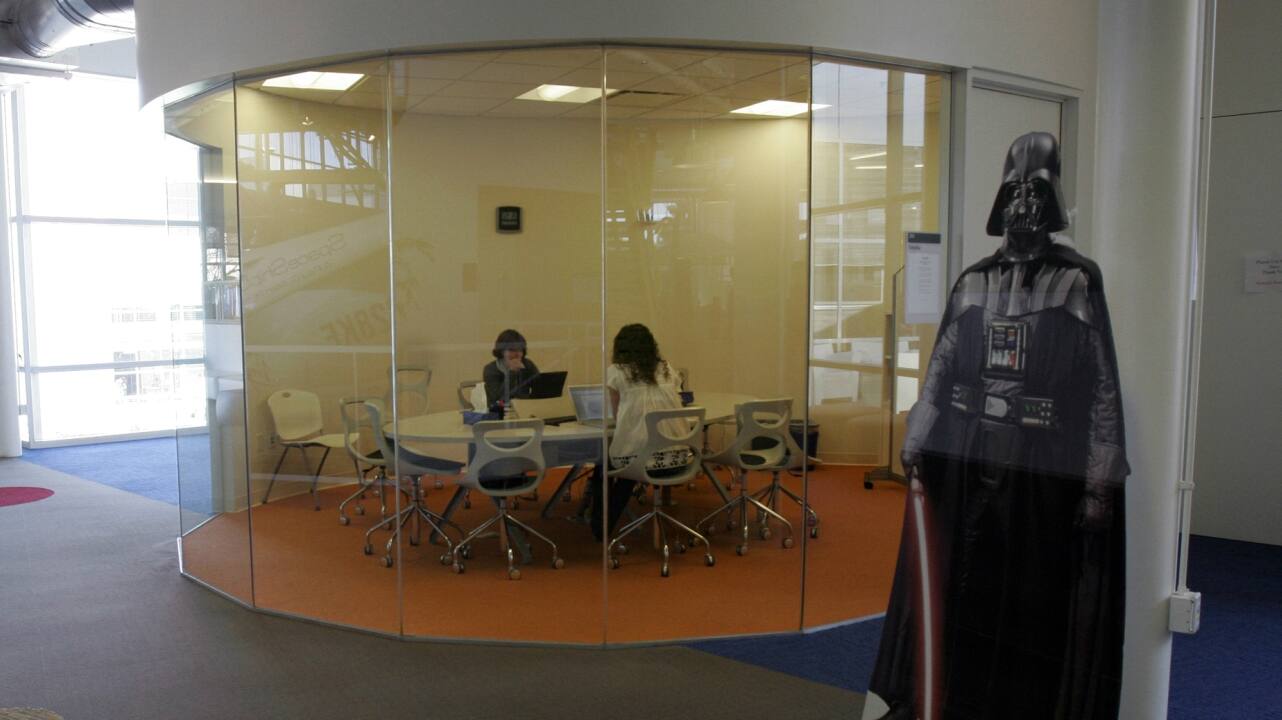 Employees meet in a conference room at Google headquarters in Mountain View, California. (Reuters) Employees meet in a conference room at Google headquarters in Mountain View, California. (Reuters)