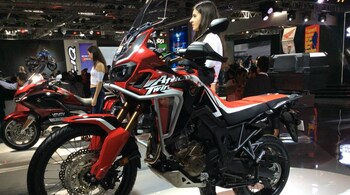 Honda Africa Twin is a 1000cc off-road bike priced at Rs 12.90 lakh