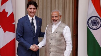 Prime Minister Narendra Modi shakes hands with his Canadian counterpart Justin Trudeau. (File image)