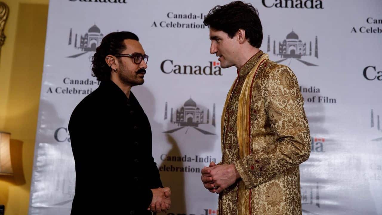 &quot;Aamir Khan - our delegation was very happy to meet you! Thanks for joining us to celebrate a brighter future for the film industry in both our countries,&quot; tweeted the Canadian PM after meeting Aamir Khan. (Twitter/Justin Trudeau)