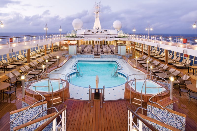 Pool Deck - Deck 11 Midship Seven Seas Voyager - Regent Seven Seas Cruises