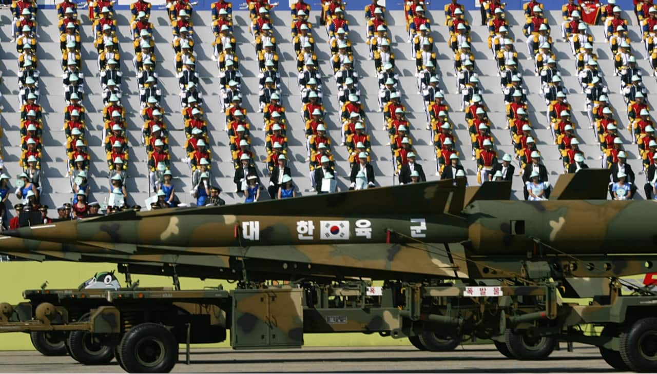 South Korea: The East Asian nation of South Korea stands 10th globally in defence spending, with an expenditure of USD 35.7 billion in 2017, according to International Institute of Strategic Studies’ report, The Military Balance. (Reuters)