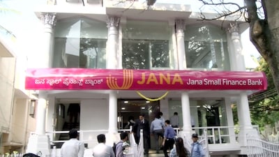 Jana SFB shares see profit booking in trade.